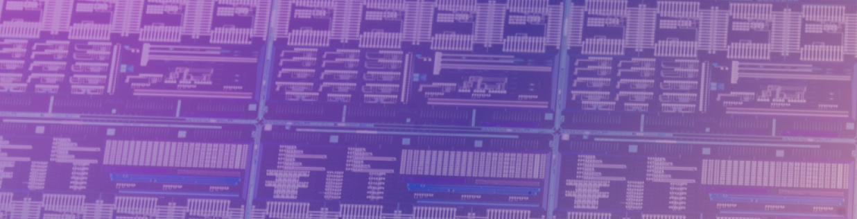 Zoomed in photo of the chip used for brain-on-chips