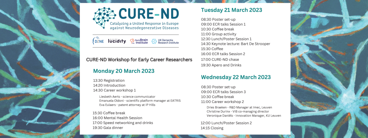 Program of CURE-ND ECR workshop