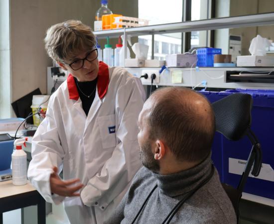 Visit to the lab of Prof Sandrine Da Cruz