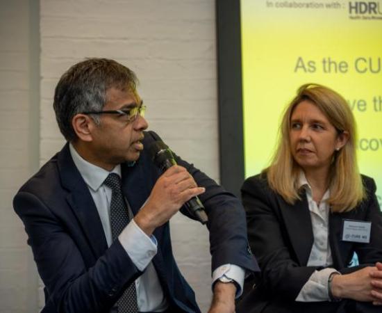 CURE-ND directors Siddhartan Chandran & Stéphanie Debette