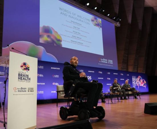 Olivier Goy delivering his opening address